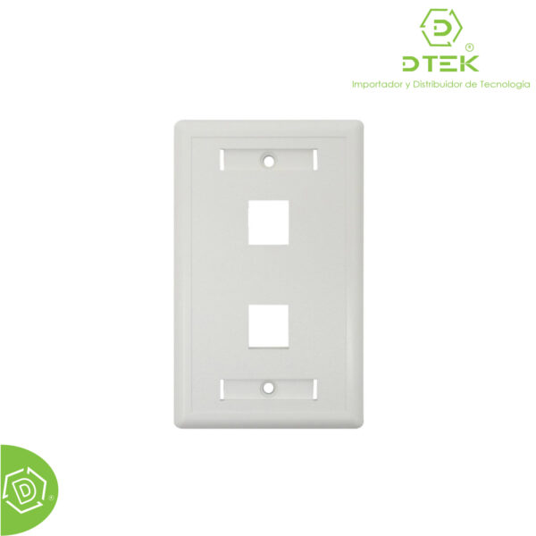 Faceplate Rj45 2 Tomas